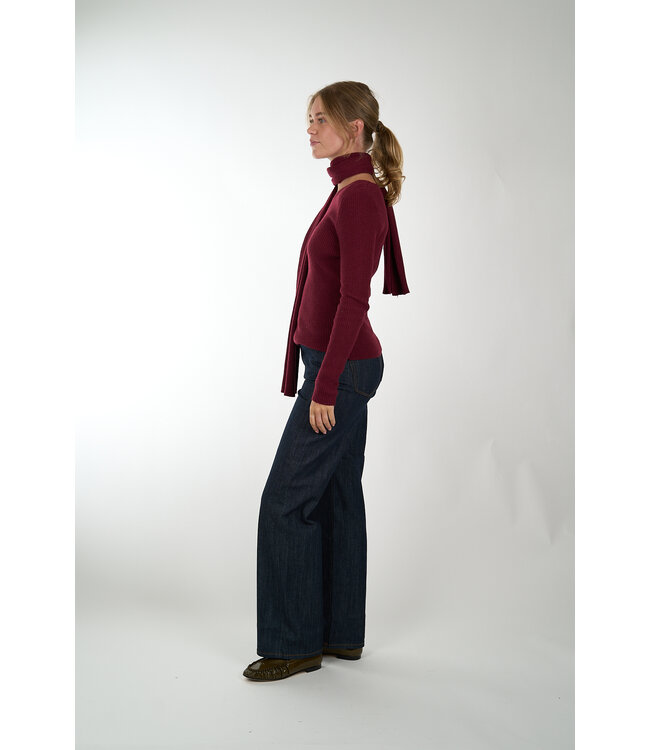 DANTE 6  NUIT INDIGO WIDE LEG JEANS DARK INDIGO