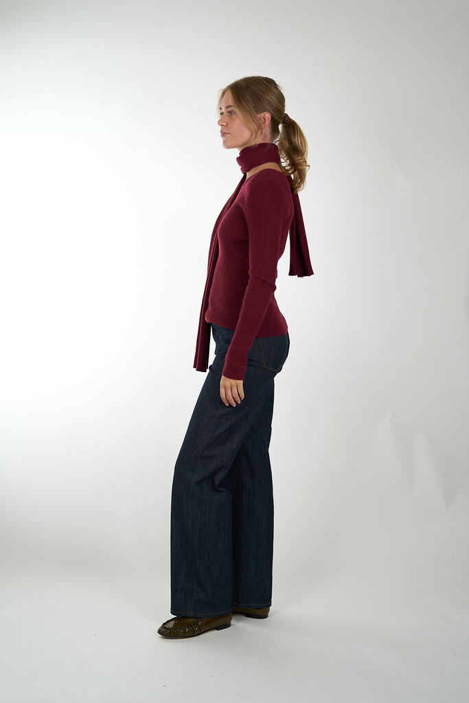 Dante 6 DANTE 6  NUIT INDIGO WIDE LEG JEANS DARK INDIGO