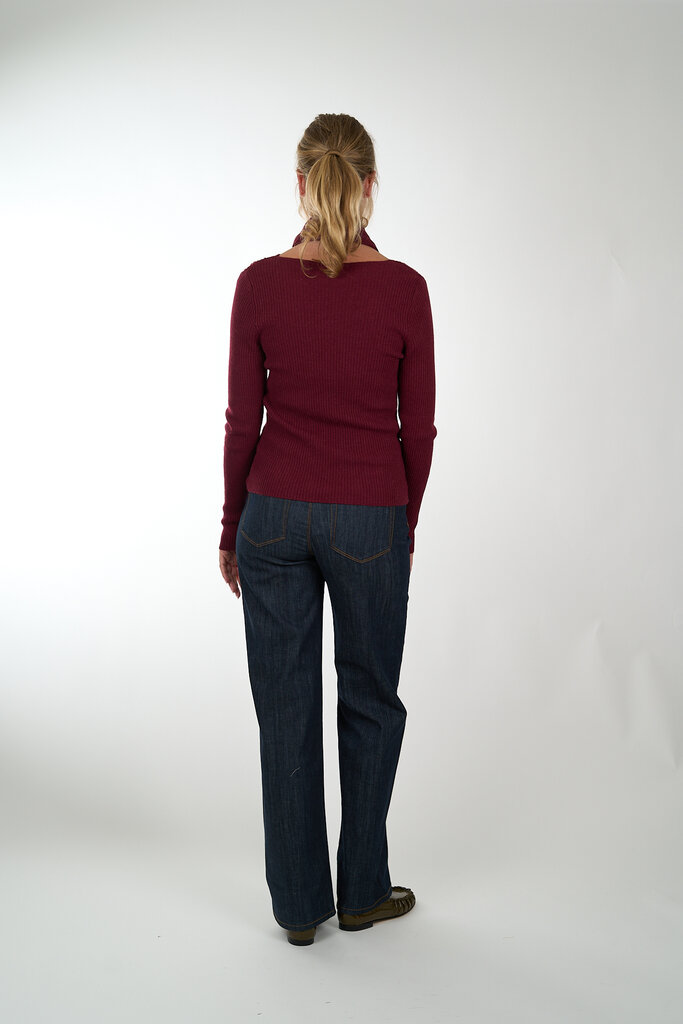 Dante 6 DANTE 6  NUIT INDIGO WIDE LEG JEANS DARK INDIGO