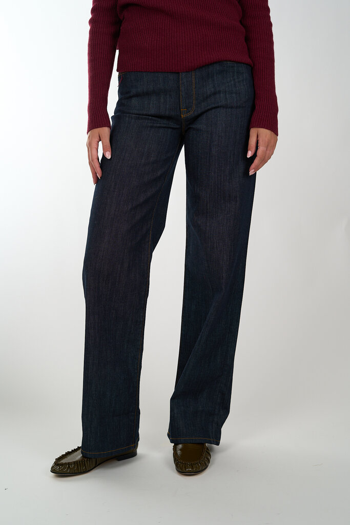 Dante 6 DANTE 6  NUIT INDIGO WIDE LEG JEANS DARK INDIGO