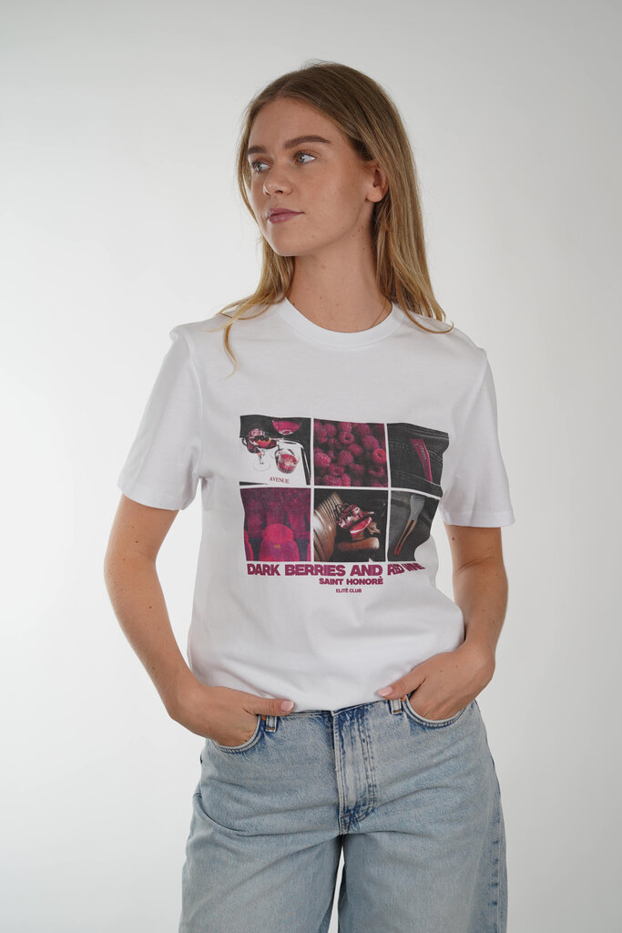 ELITE ELITE T-SHIRT BERRIES WHITE