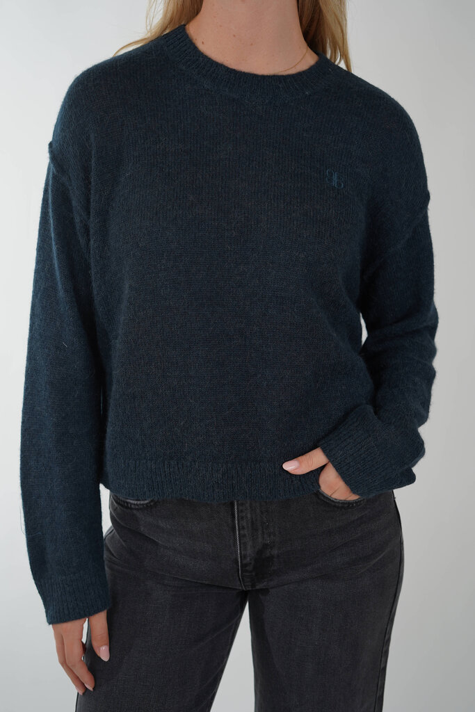 Dante 6 DANTE 6  ARIAMA CREWNECK SWEATER MIDNIGHT GREEN