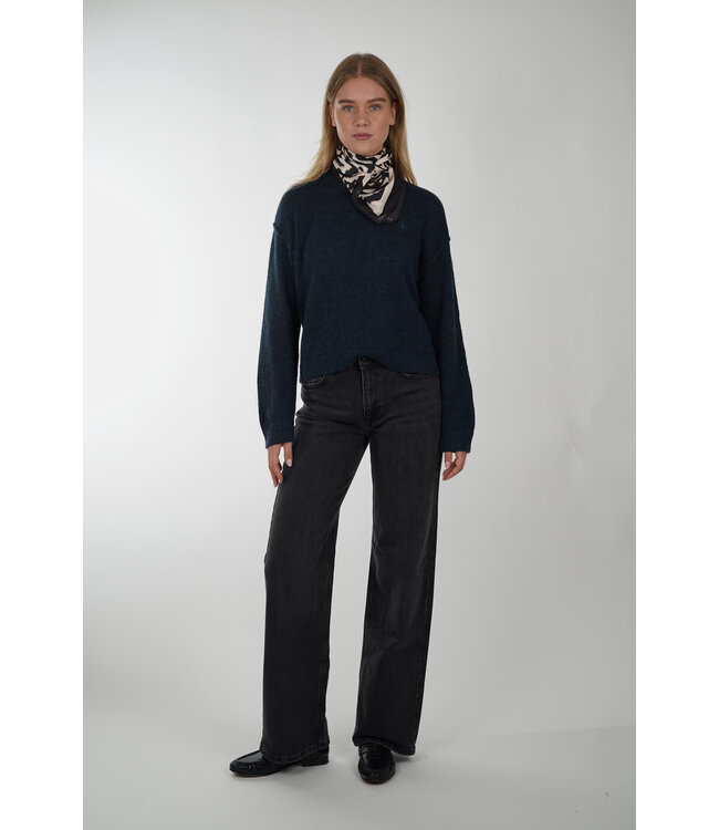 DANTE 6  ARIAMA CREWNECK SWEATER MIDNIGHT GREEN