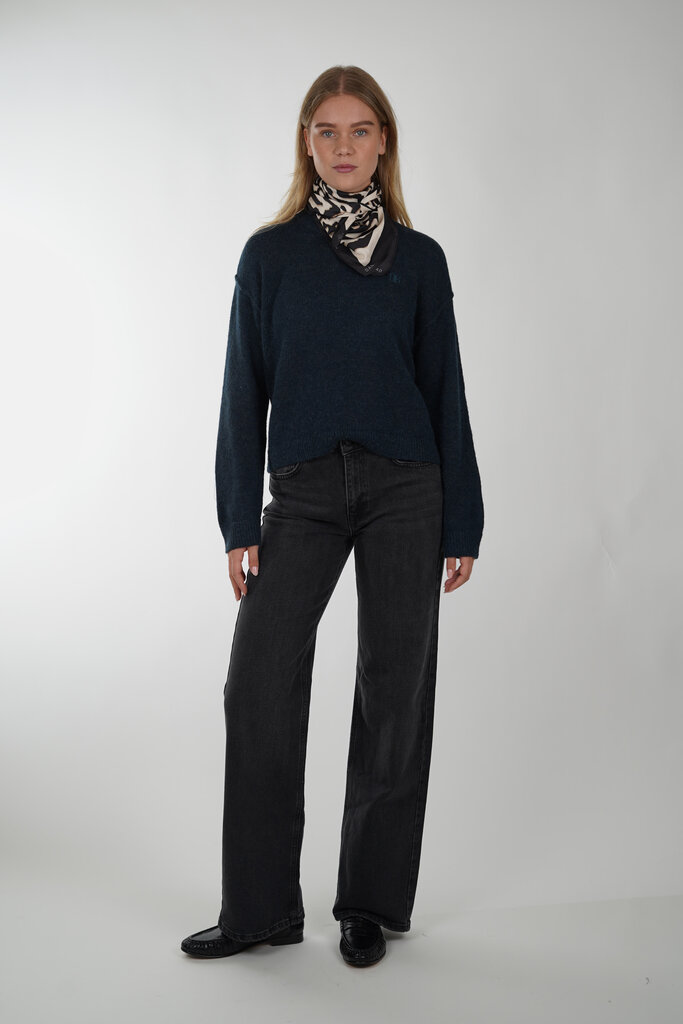 Dante 6 DANTE 6  ARIAMA CREWNECK SWEATER MIDNIGHT GREEN