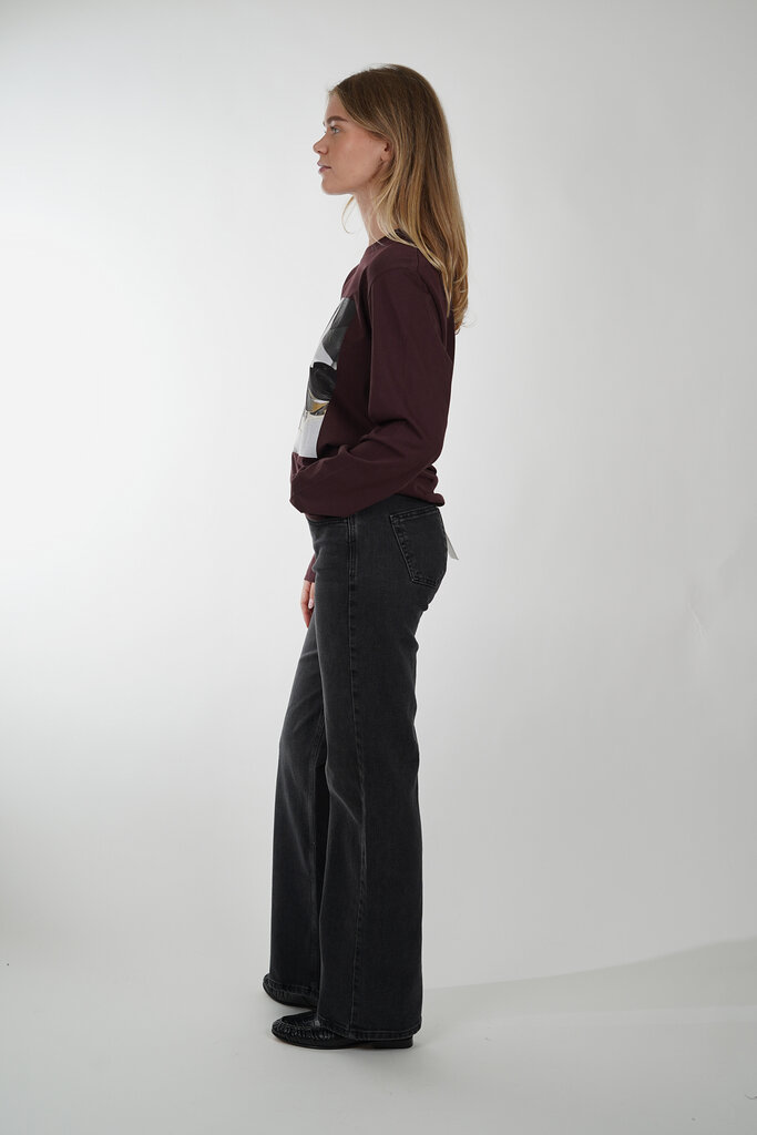 ELITE ELITE T-SHIRT CALLING LONG SLEEVE BROWN