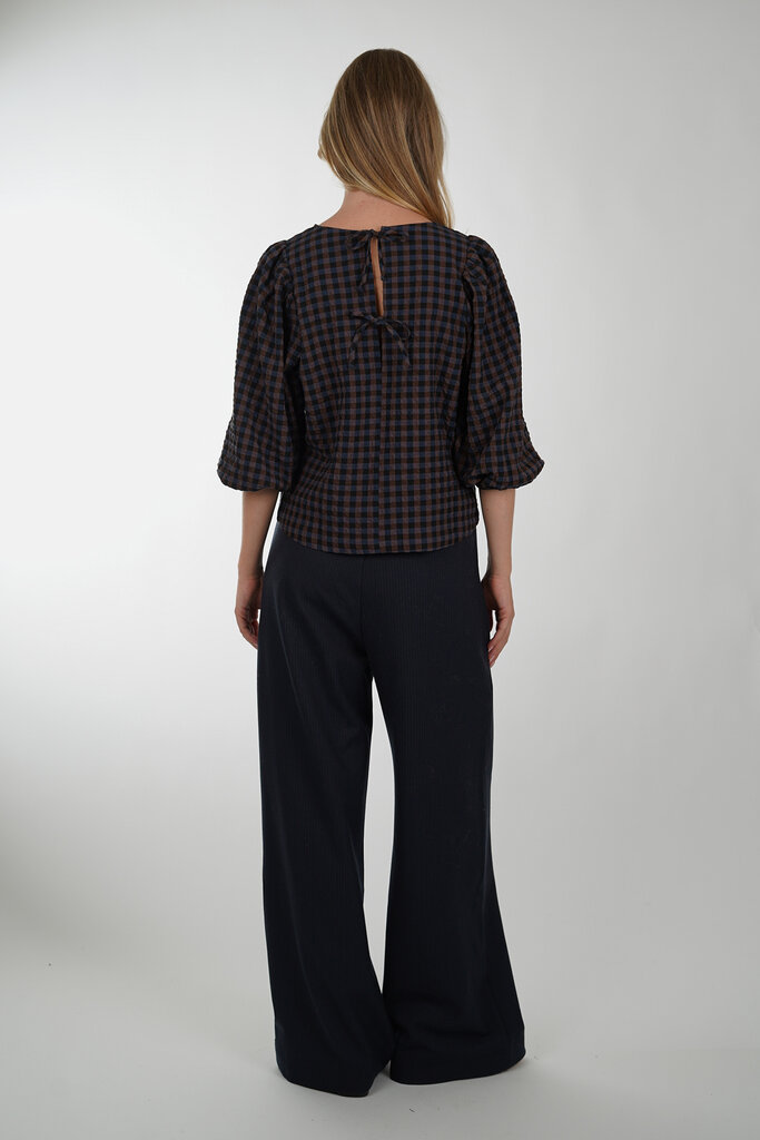 By Bar BY BAR JET CHECK BLOUSE