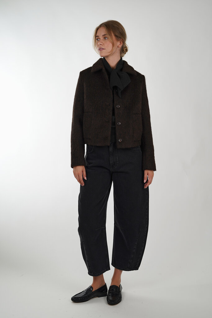 ESSENTIEL ANTWERP ESSENTIEL ANTWERP INTERSTELLAR BARREL LEG JEANS BLACK BL34