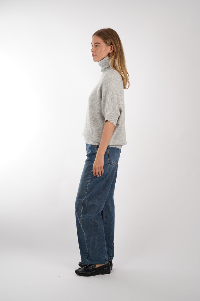 WITH BLACK WITH BLACK PEYTON BARREL LEG JEANS HORIZON BLUE DENIM