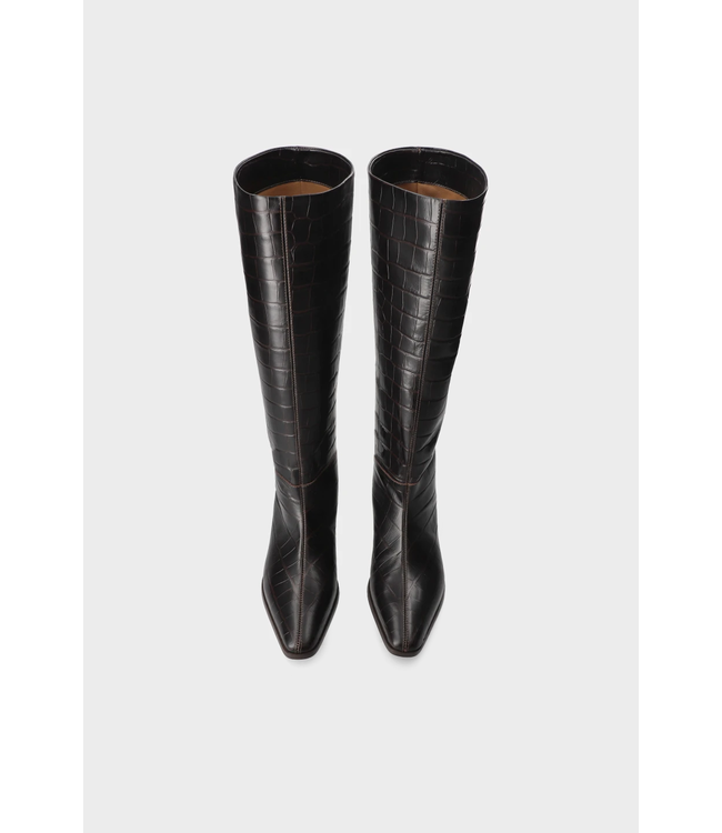 COPENHAGEN CPH295 CROCO LEATHER BROWN