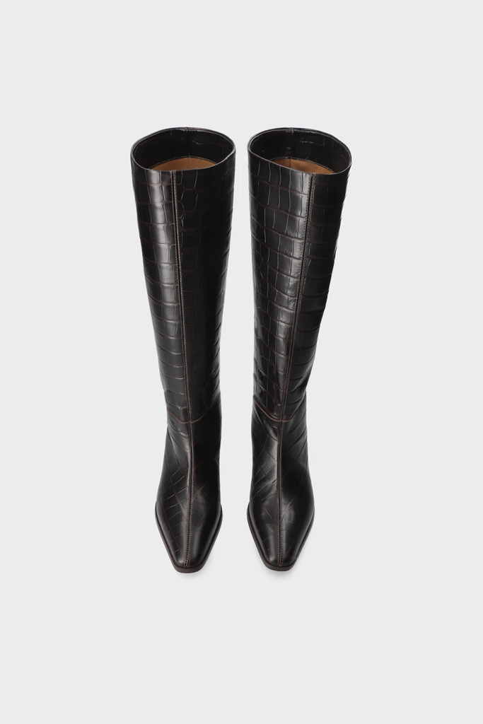 Copenhagen Studios COPENHAGEN CPH295 CROCO LEATHER BROWN