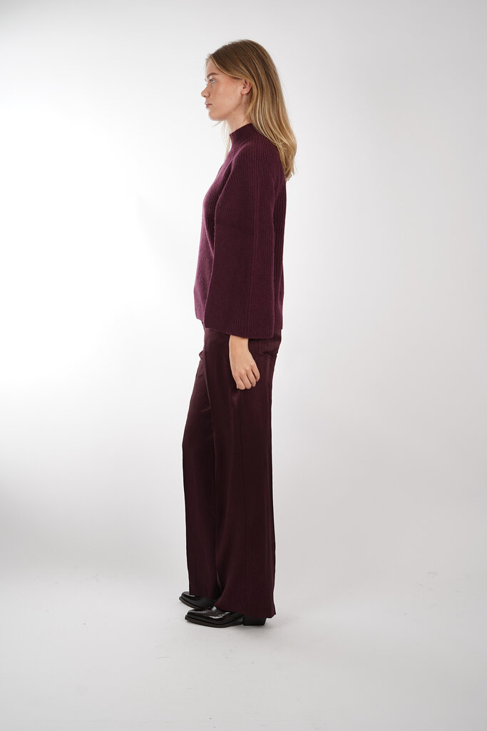 Dante 6 DANTE 6  ROMI CAPE SWEATER MULBERRY RED