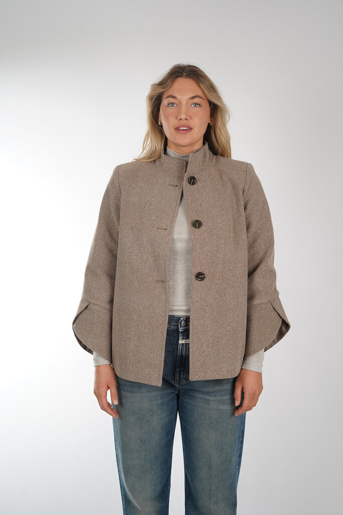 Est'Seven EST'SEVEN ALICE COAT TAUPE