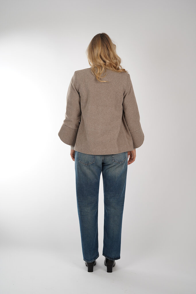 Est'Seven EST'SEVEN ALICE COAT TAUPE