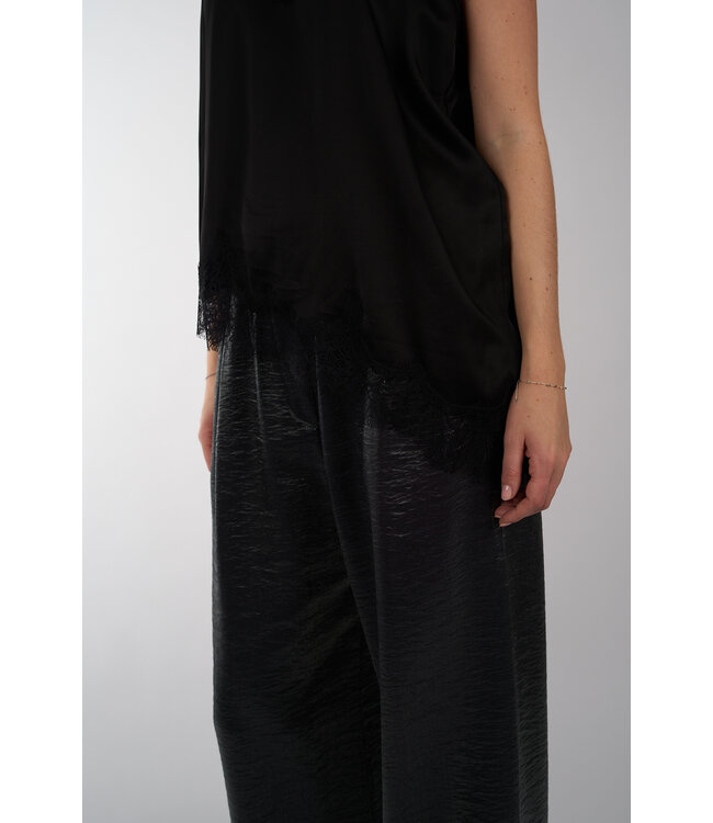 SECOND FEMALE LACIA STRAP TOP BLACK