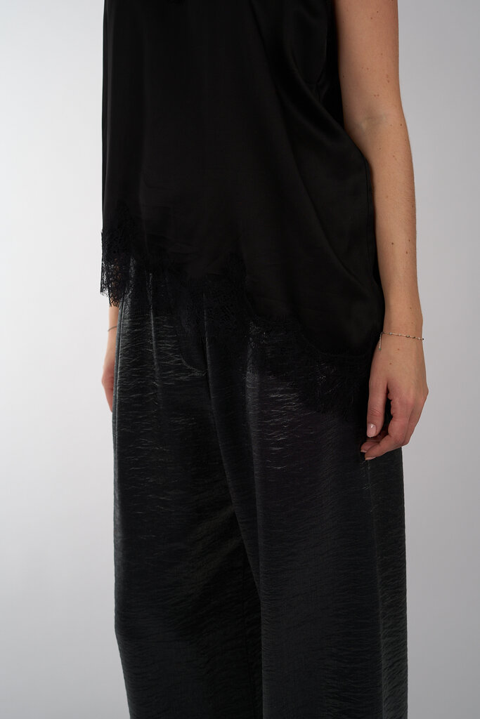 Second Female SECOND FEMALE LACIA STRAP TOP BLACK