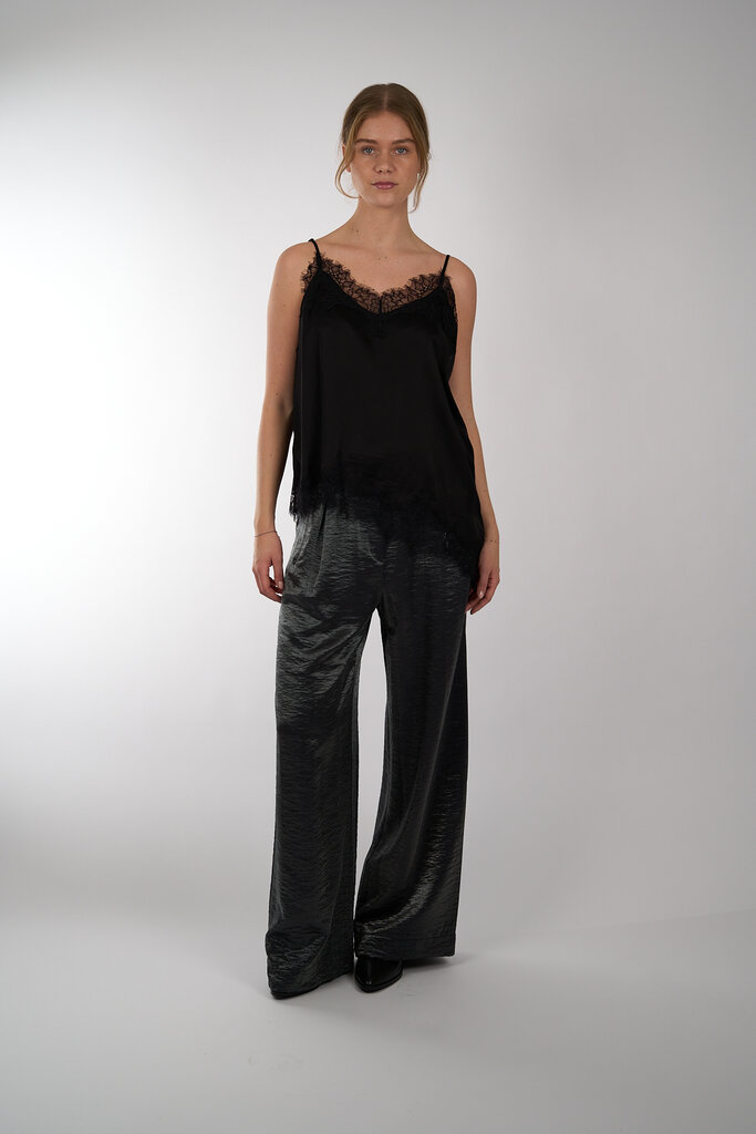 Second Female SECOND FEMALE LACIA STRAP TOP BLACK