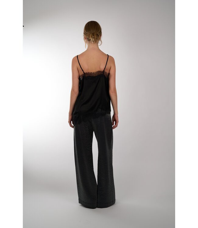 SECOND FEMALE LACIA STRAP TOP BLACK