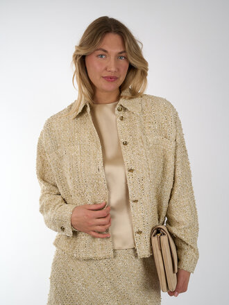 Luisa Cerano LUISA CERANO TWEED SHIRT JACKET
