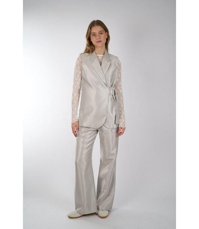 AIMEE THE LABEL HOPE WAISTCOAT SILVER