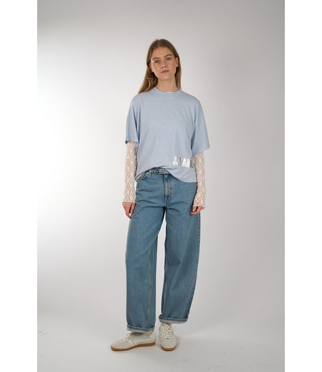 AIMEE THE LABEL YARA TEE BLUE