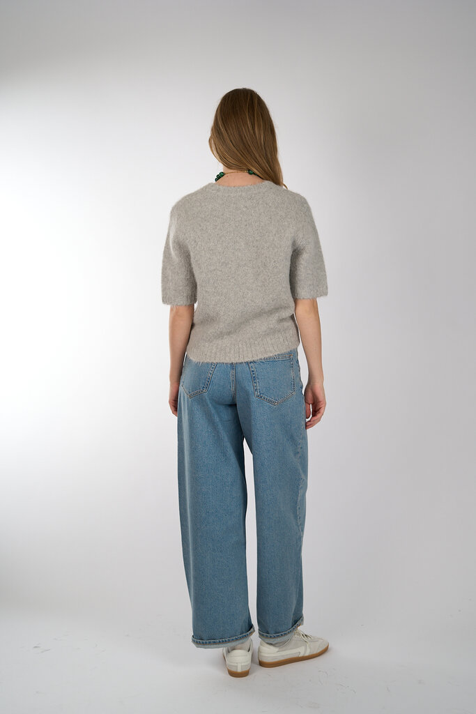 Samsoe & Samsoe SAMSOE SAMSOE SAJEANNE TOP LIGHT GREY MEL