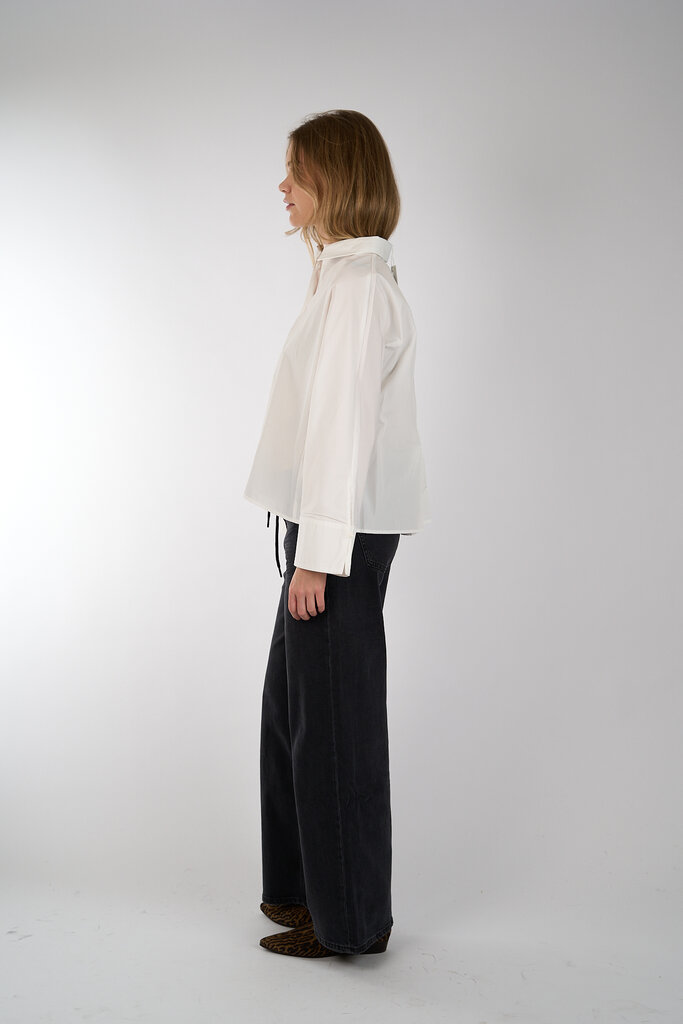 MSCH COPENHAGEN MSCH COPENHAGEN NATALIA BOXY SHIRT WHITE