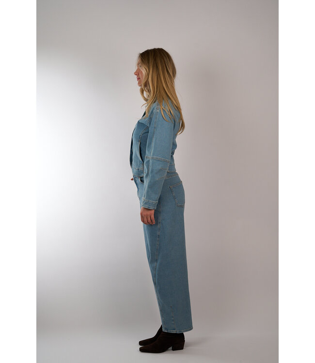 MSCH COPENHAGEN KOBANE TUA BARREL JEANS BLUE