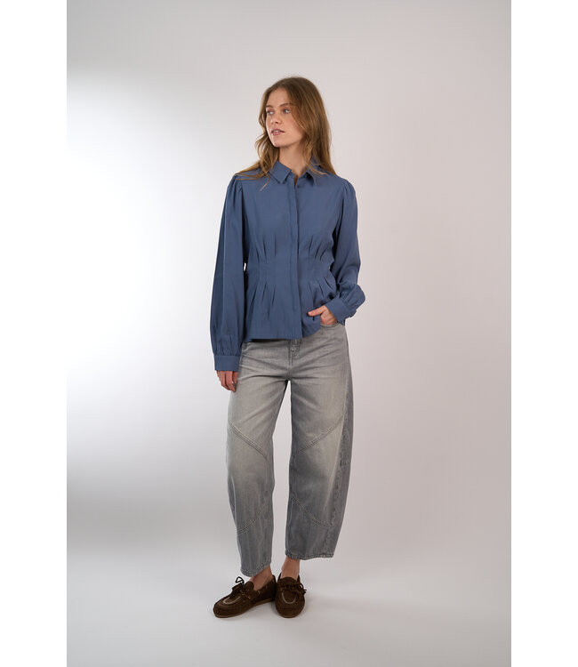 MSCH ELSA ASANA SHIRT VINTAGE INDIGO