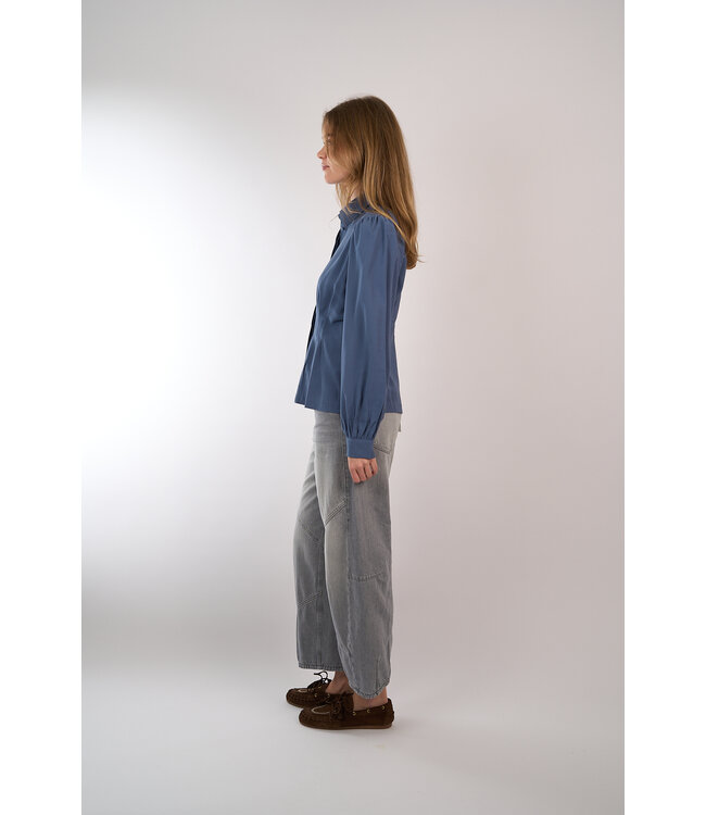 MSCH ELSA ASANA SHIRT VINTAGE INDIGO