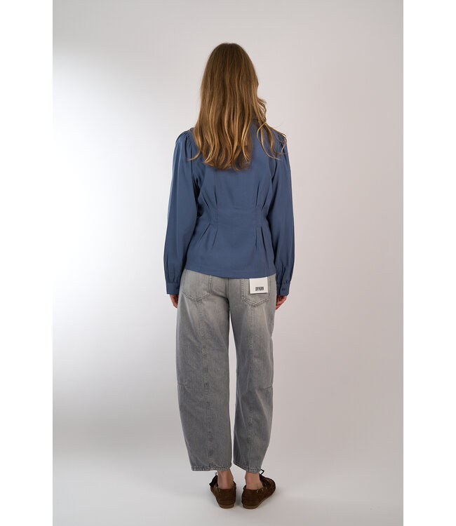 MSCH ELSA ASANA SHIRT VINTAGE INDIGO