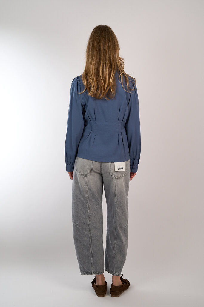 MSCH COPENHAGEN MSCH ELSA ASANA SHIRT VINTAGE INDIGO