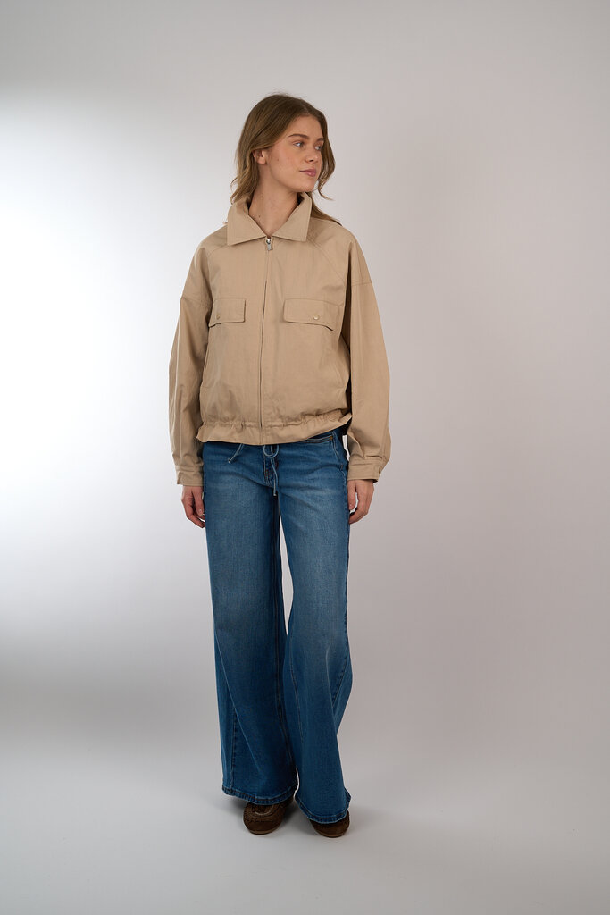 WITH BLACK WITHBLACK LYDIA SPRING JACKET SANDS