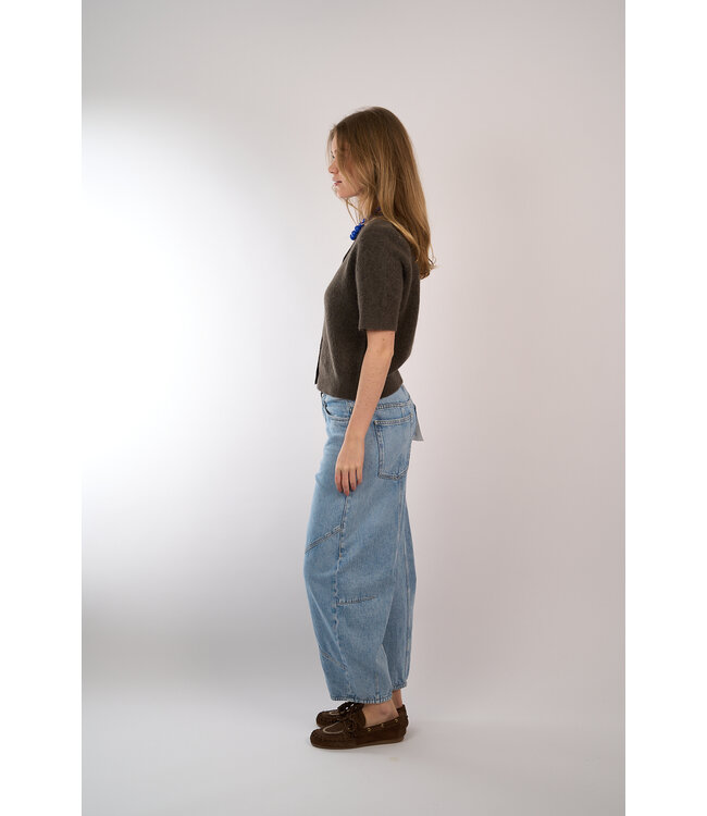 SAMSOE SAMSOE SANOURA CARDIGAN MAJOR BROWN