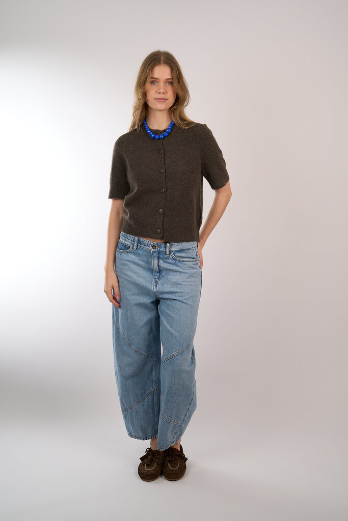 Samsoe & Samsoe SAMSOE SAMSOE SANOURA CARDIGAN MAJOR BROWN