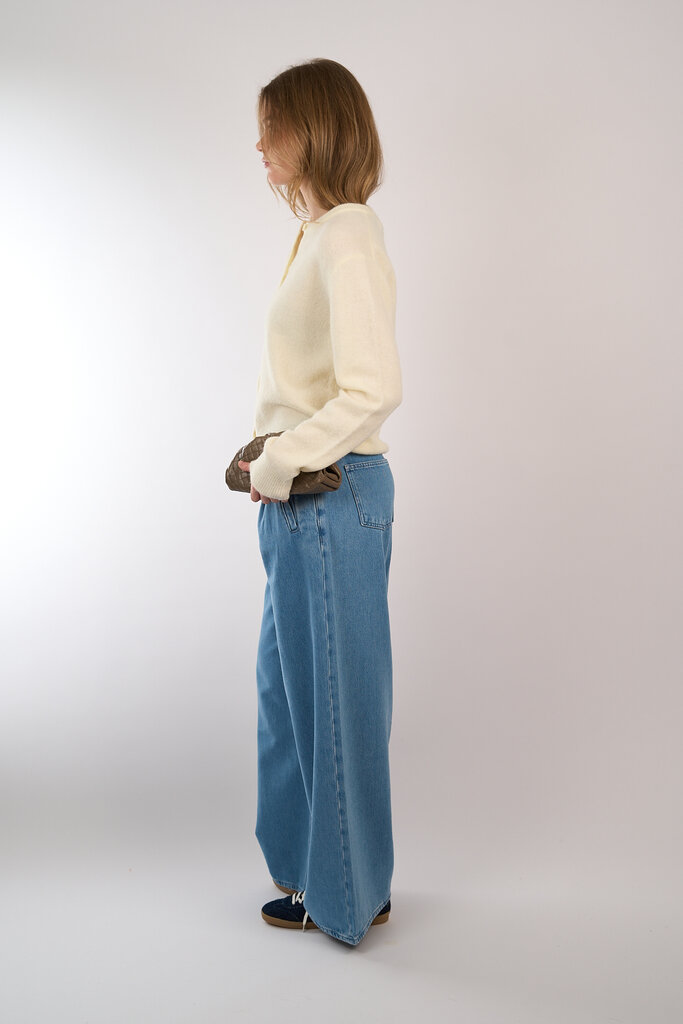 Samsoe & Samsoe SAMSOE SAMSOE NOR SHORT CARDIGAN GREEN