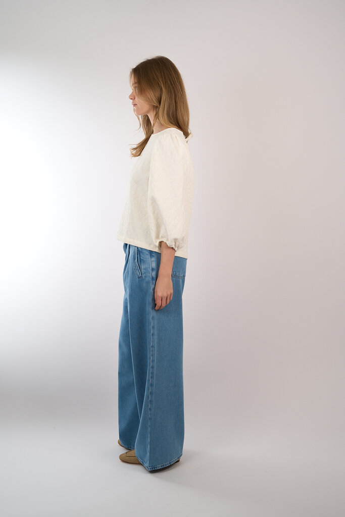 By Bar BY BAR JET CHEETAH BLOUSE OFF WHITE