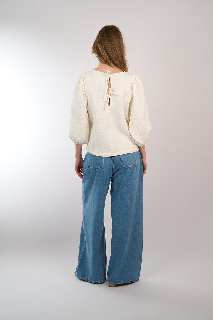 By Bar BY BAR JET CHEETAH BLOUSE OFF WHITE
