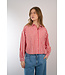 BY BAR SARAH SHORT STRIPE BLOUSE RED