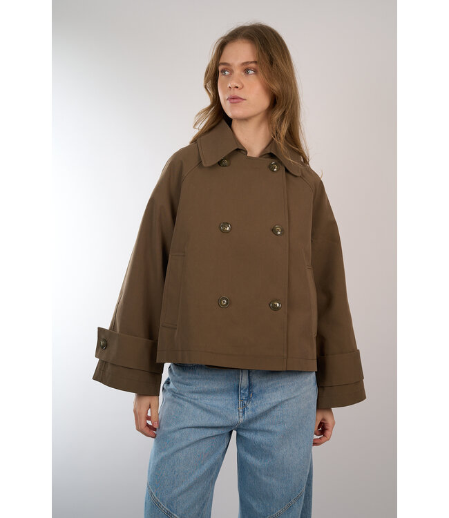 WITHBLACK JIMBERLY TRENCH BROWN