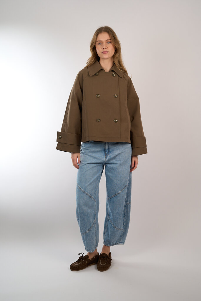 WITH BLACK WITHBLACK JIMBERLY TRENCH BROWN