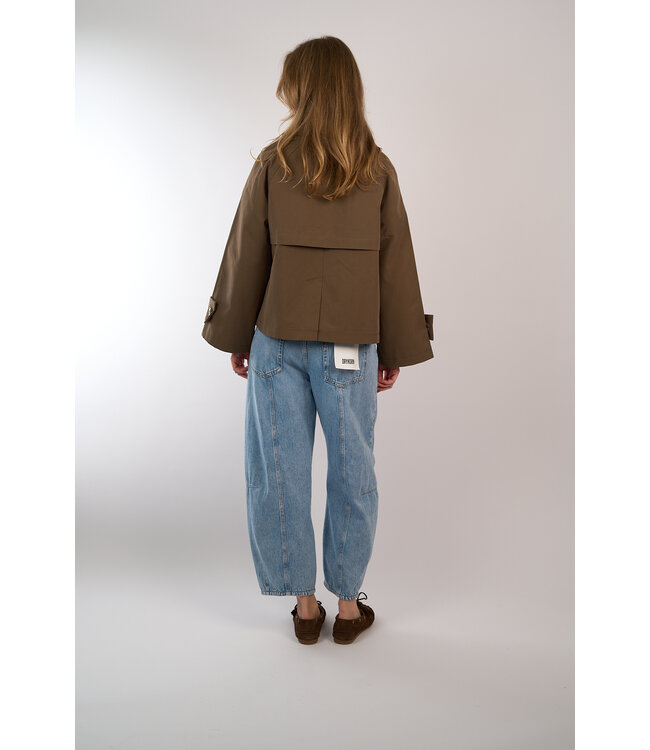 WITHBLACK JIMBERLY TRENCH BROWN