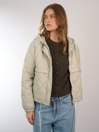 WITH BLACK WITHBLACK ASTRID QUILTED JACKET LIGHT FALCON