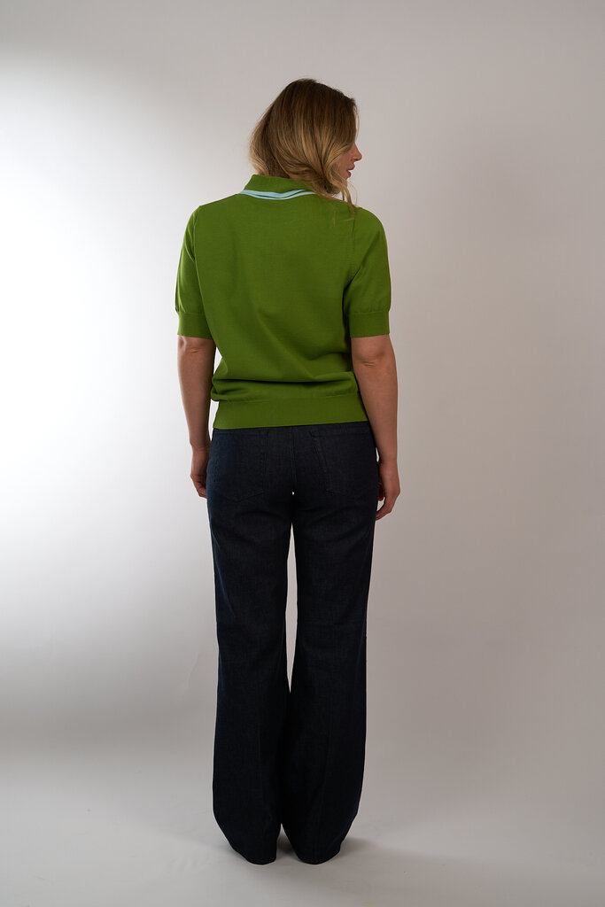 ESSENTIEL ANTWERP ESSENTIEL JONDA COLOUR POLO GREEN