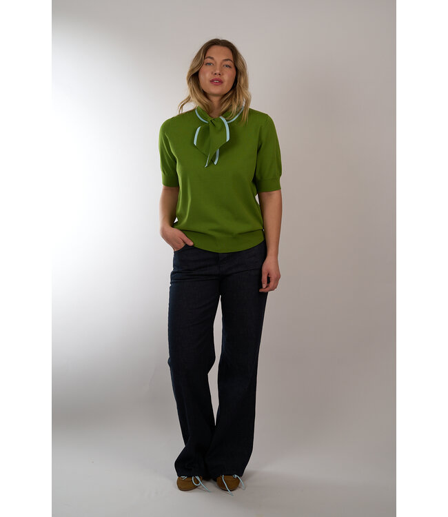 ESSENTIEL JONDA COLOUR POLO GREEN