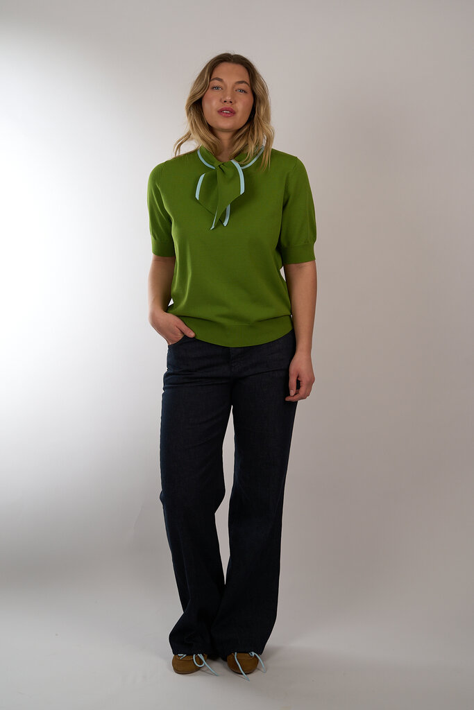 ESSENTIEL ANTWERP ESSENTIEL JONDA COLOUR POLO GREEN