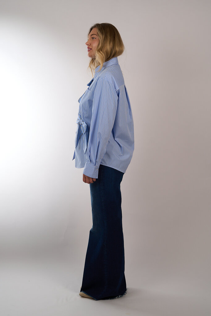 ESSENTIEL ANTWERP ESSENTIEL JIWI SHIRT NILE BLUE