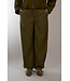 ESSENTIEL JAMAICAN BARREL LEG PANTS OLIVE