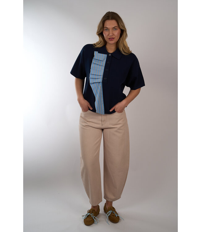 ESSENTIEL JUMBLE POLO NAVY