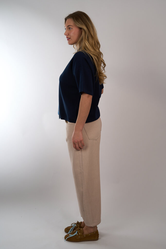 ESSENTIEL ANTWERP ESSENTIEL JUMBLE POLO NAVY