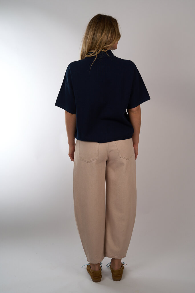 ESSENTIEL ANTWERP ESSENTIEL JUMBLE POLO NAVY